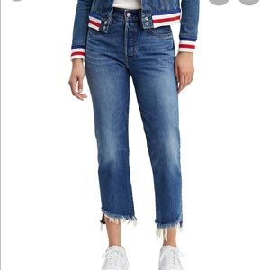 NWT Levi’s Premium 501 Original Cropped Jeans, 32